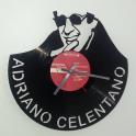 Disco orologio parete in vinile Adriano Celentano cantautore, ballerino, attore